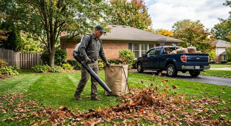 Lawn Debris Cleanup in Ventura County, CA