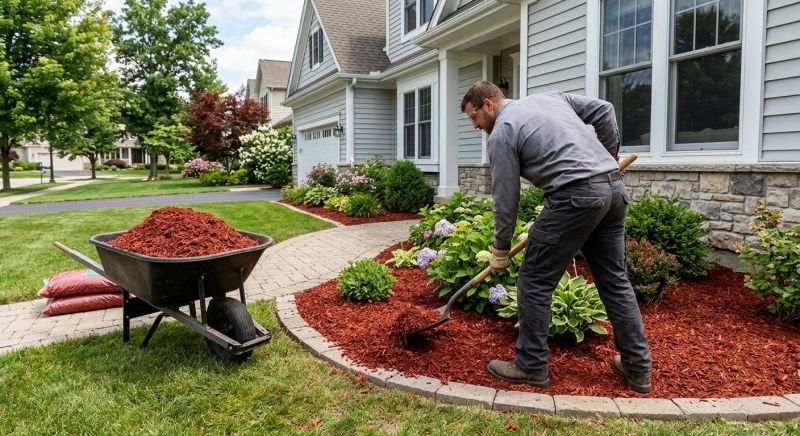 Shredded Mulch Installation in Honolulu, HI